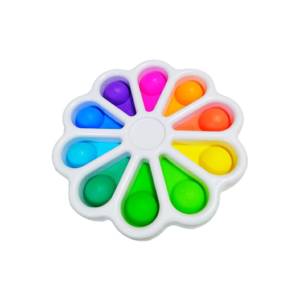 Mainan anak BOOMING Fidget spinner POP IT MURAH-10 SISI