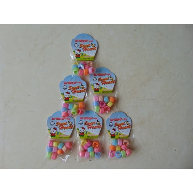 Jepit Rambut Mode Hit Bahan Plastik 1 Pack Isi 10 Pcs