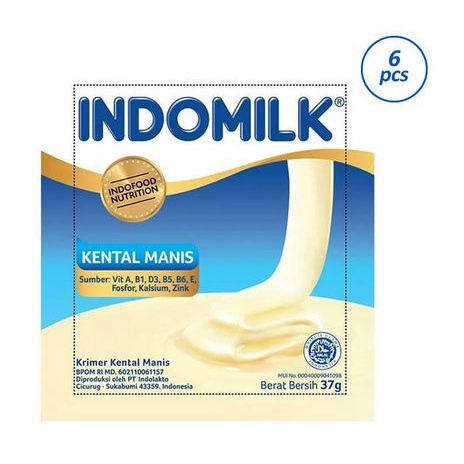 

Indomilk Putih Susu Kental Manis [6 pcs/ Sachet]