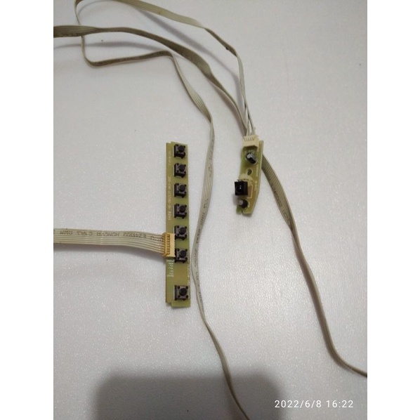 Sensor IR dan Tombol Switch TV LED POLYTRON PLD40V853 PLD 40V853 40 V 853