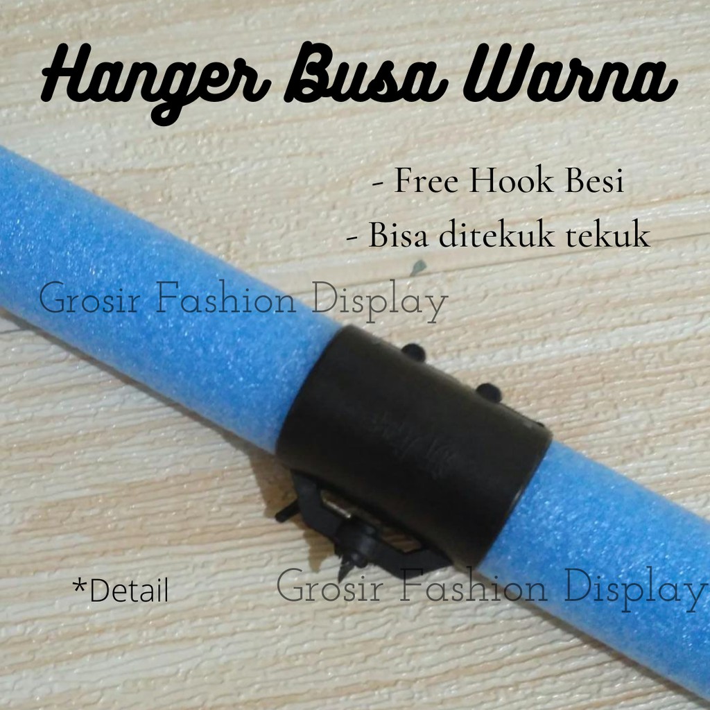 Hanger Busa Bisa Di Tekuk Gantungan Baju Shabby Chic Dewasa Anak Gantungan Baju Busa Korean Murah-BH