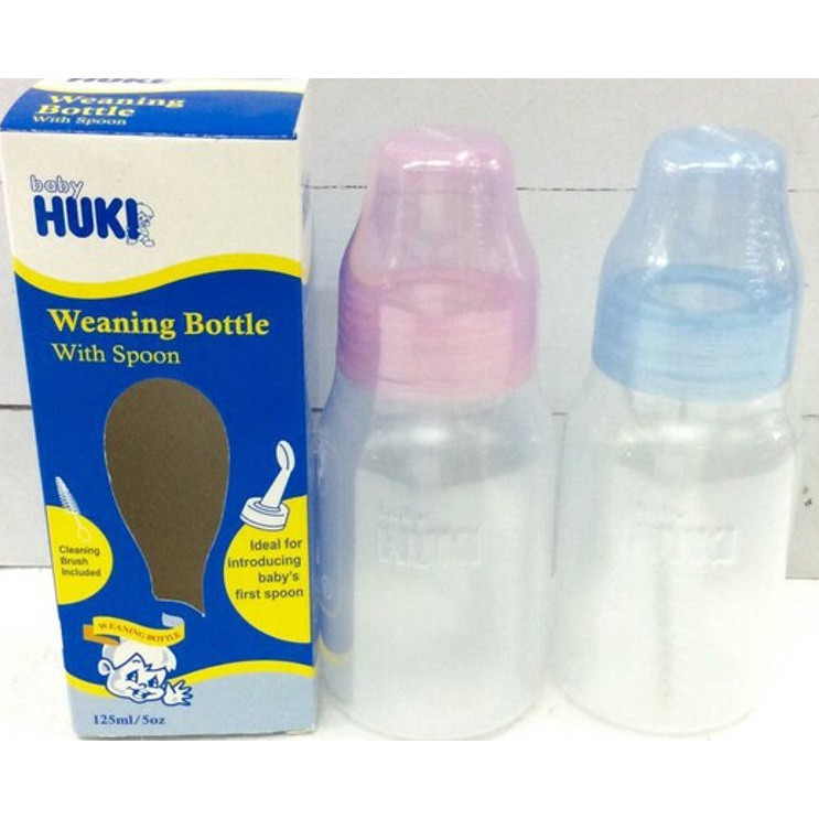 HUKI WEANING BOTTLE W SPOON