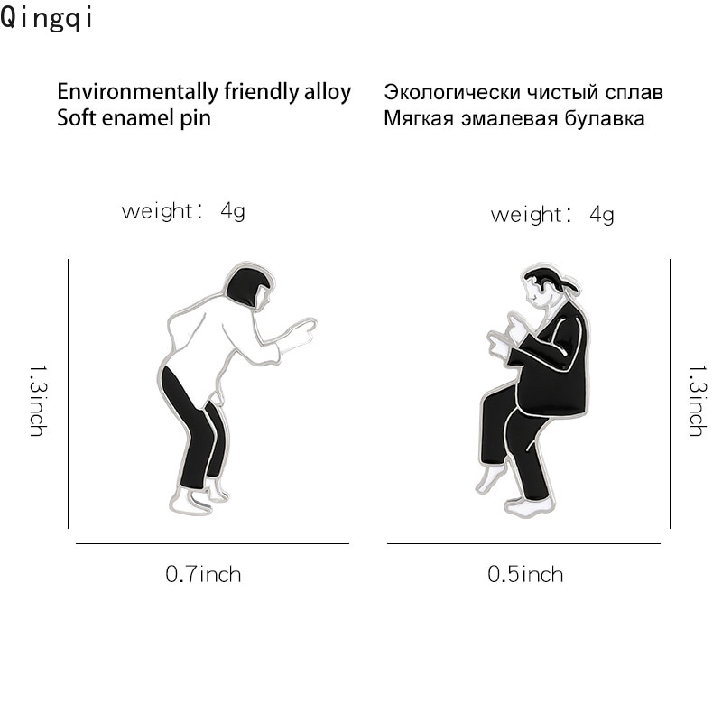 Bros Pin Enamel Bentuk Penari Ayun Untuk Aksesoris Pakaian