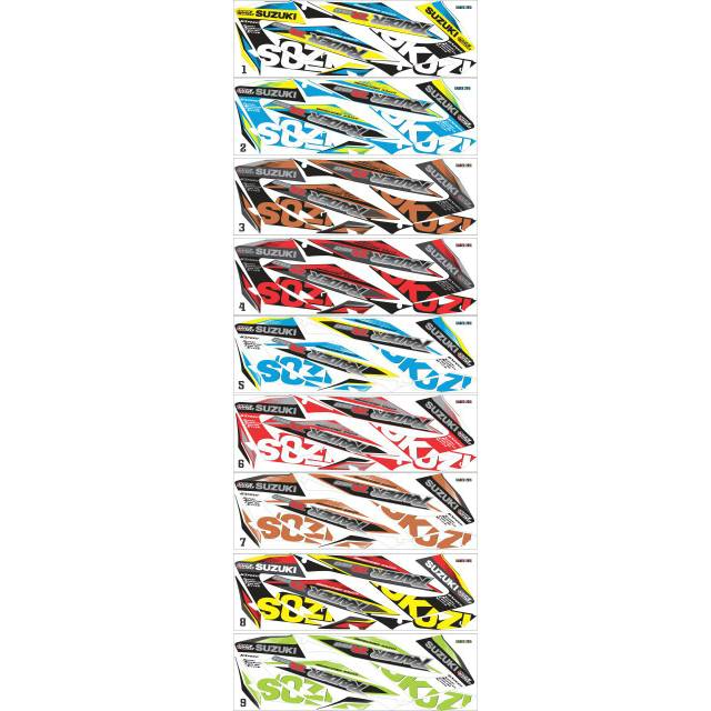 Striping Satria Fu Facelift Raider Suzuki