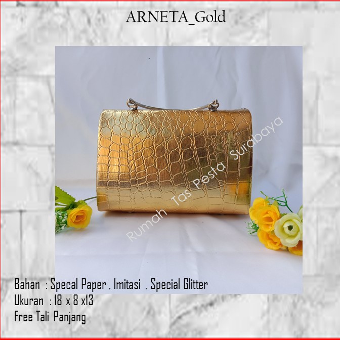 Tas Elegan ,Tas Slempang,Tas Etnik,ARNETA_Gold