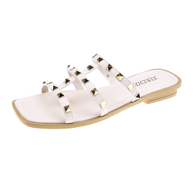 SN1908 - Sandal Motif Kristal  Fashion Wanita  - Empuk dan Nyaman d pake