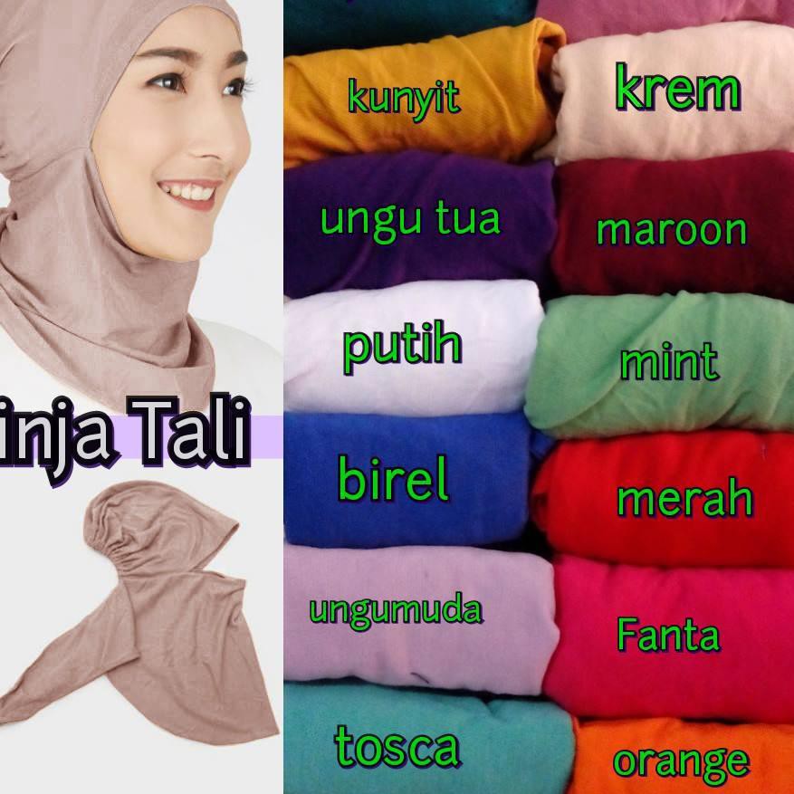 Terbaruϟday Ciput Ninja tali / Dalaman Ninja Tali / Inner Ninja Tali