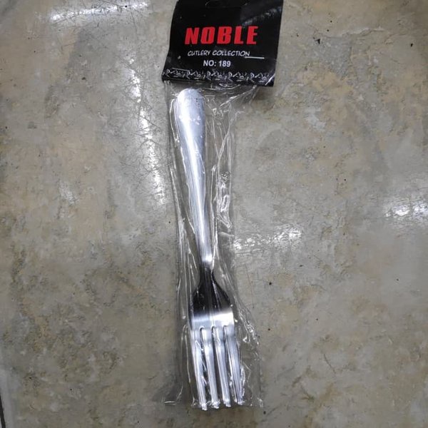 Garpu makan  stainless steel tebal Sendok Noble isi 6 pcs