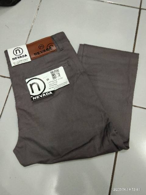 PAKET HEMAT! CELANA Pria SLIMFIT Panjang chino KERJA HARIAN HITAM MOCCA ABU GREY CREAM FREE DOMPET