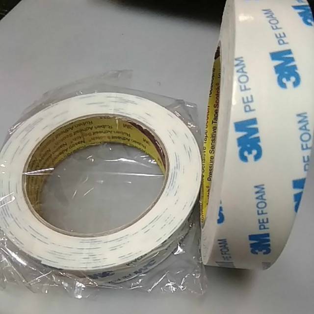 

Double tape putih 3M uk 1in x 4m