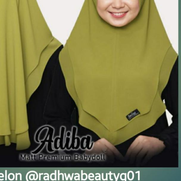 ◄ KHIMAR ADIBA ORI AWLIYA COLLECTION AWLIYA HIJAB TERBARU Ceruty Babydoll 2 layer ♙