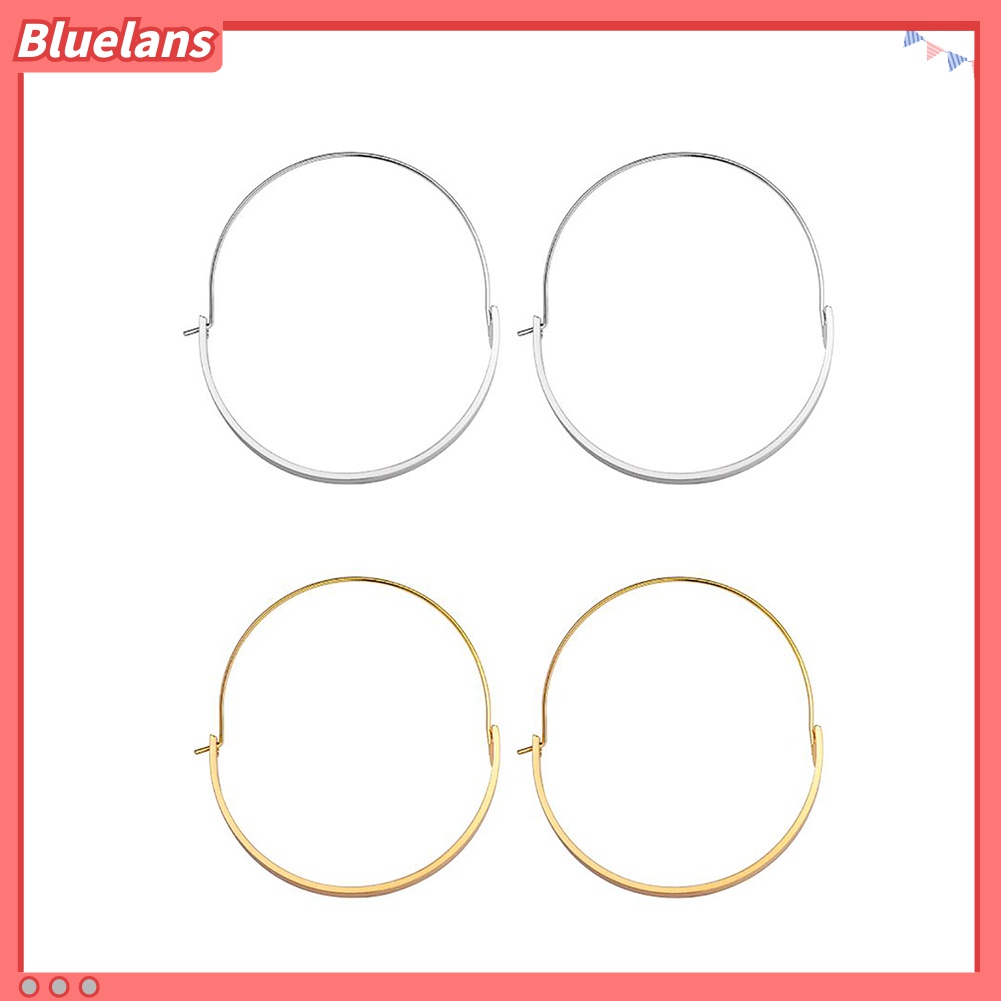 Anting Hoop Irregular Bahan Alloy Untuk Wanita