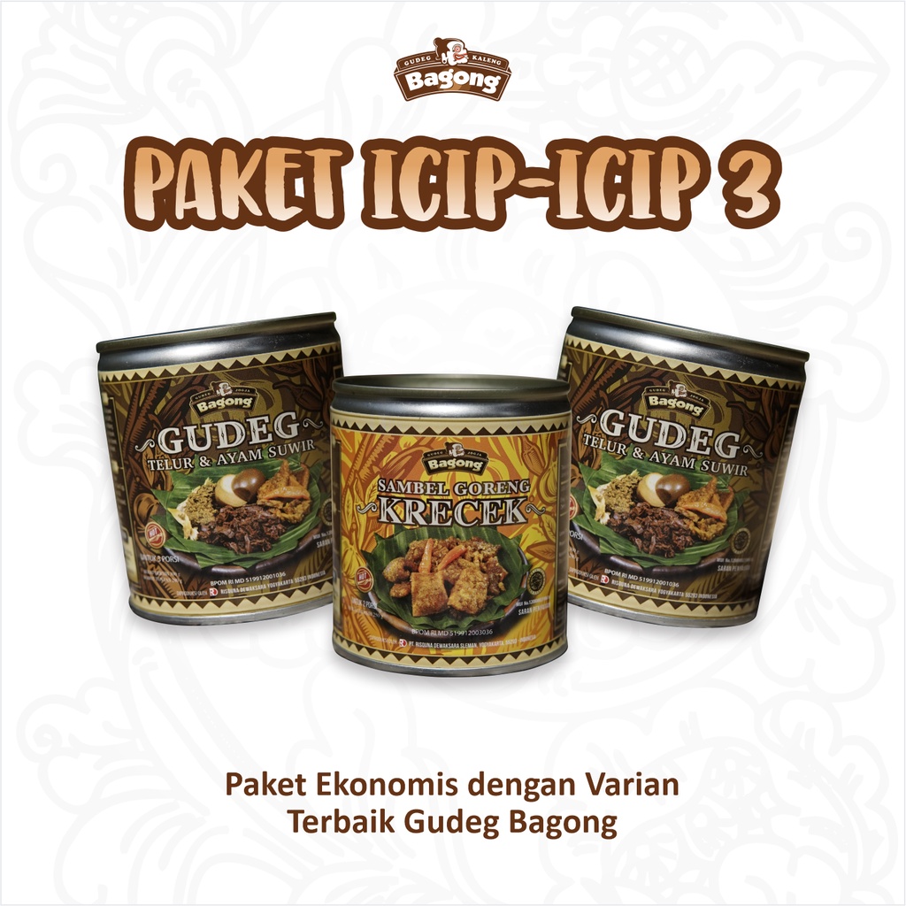 

Gudeg Bagong PAKET ICIP-ICIP 3 FREE BUBBLE WARP