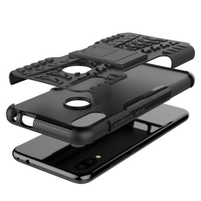 HYBRID STANDING soft case realme C2 RUGGED DAZZLE CASE