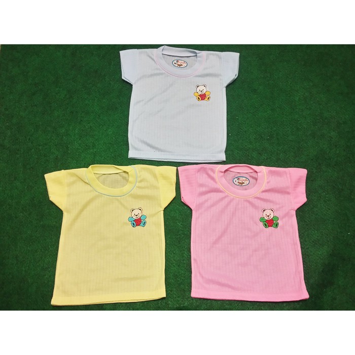 1 lusin (12 pcs) kaos oblong bayi / baju oblong