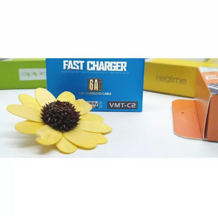 Charger Vmt-C2 With Led Fast Charging / Charger For Samsung /Xiaomi /Vivo / Realme / Oppo