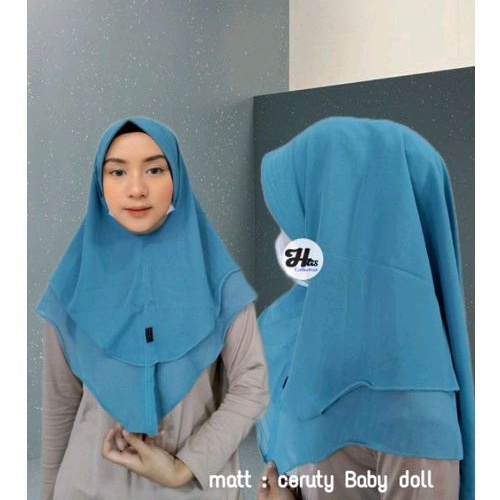 JILBAB Kerudung KHIMAR SYARI 2 LAYAR L