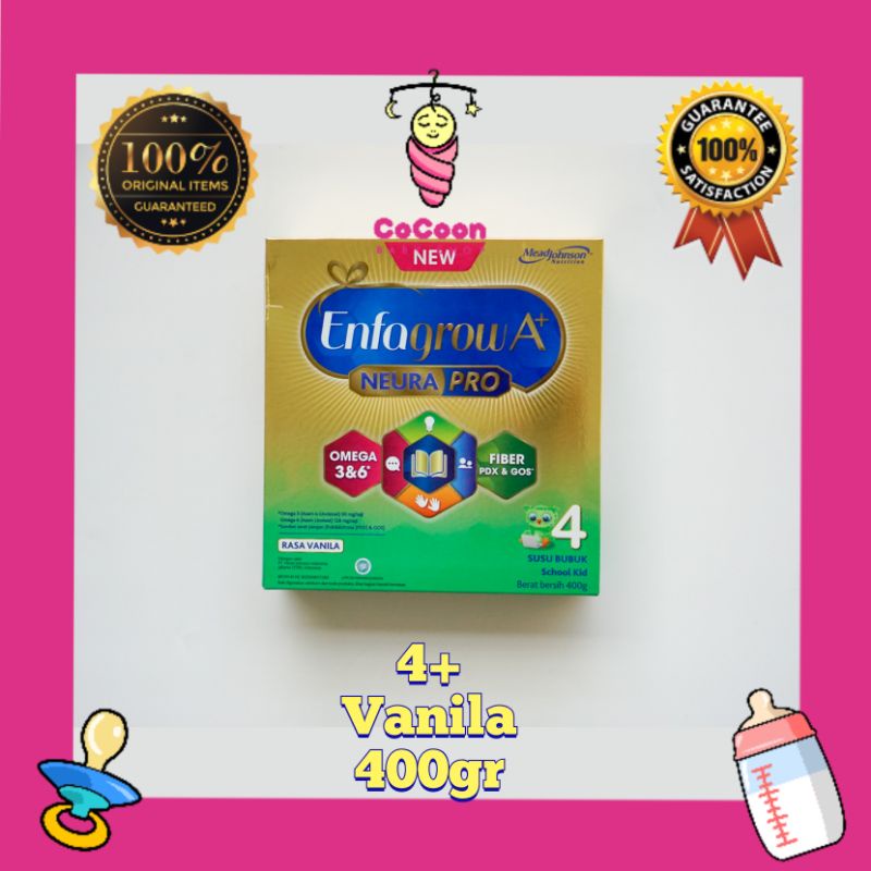 Susu Formula Anak Enfagrow A+ 4 Neura Pro 4-12 Tahun 400 gr Vanila