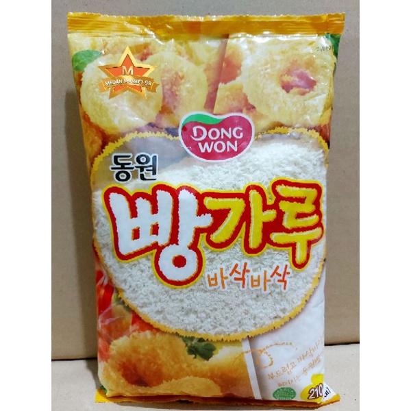 

TEPUNG ROTI HALAL DONG WON KOREA 210gr | TEPUNG SERBAGUNA | TEPUNG PANIR| PANKO | KOREA | DONGWON