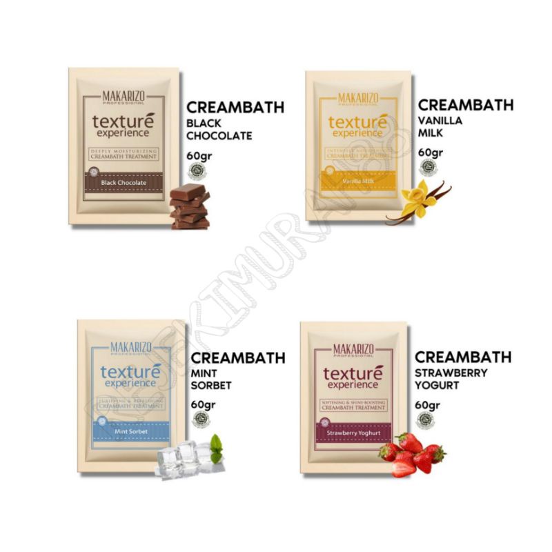 Makarizo Professional Texture Experince Creambath Sachet 60g