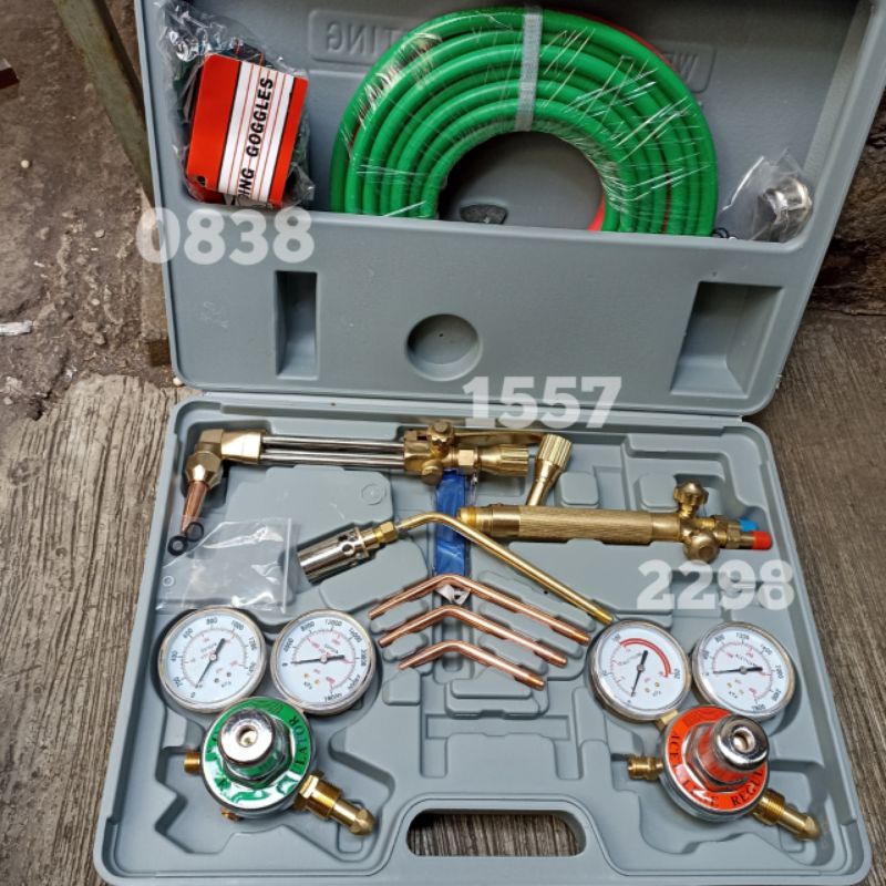 WELDING CUTTING OKSIGEN ACETYLIN perlengkapan las stang las asetilin