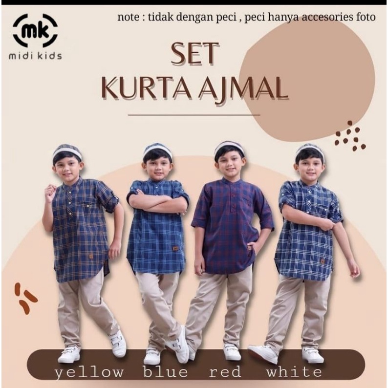 Set Kurta Ajmal by Midi Kids