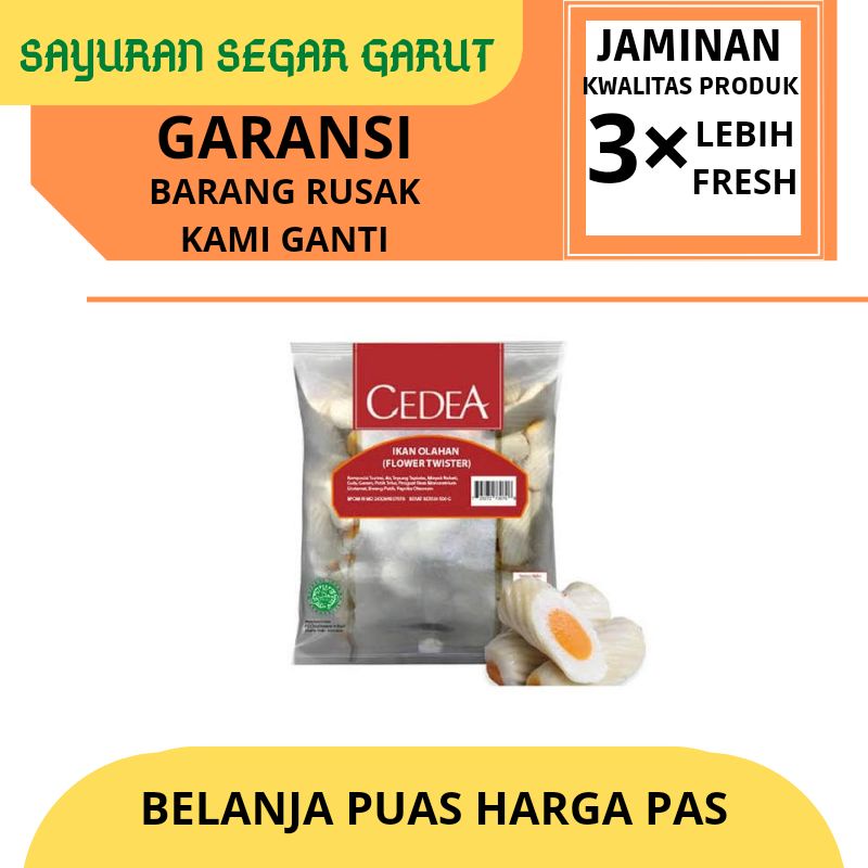 

Cedea Flower Twister 500gr Ikan Olahan Ikan Oren by Sayuran Segar Garut