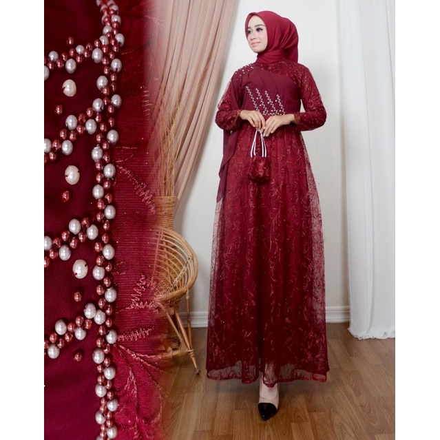 KEBAYA GAMIS FLORA/KEBAYA/KEBAYA GAMIS/KEBAYA KONDANGAN/KEBAYA PESTA/KEBAYA MEWAH/KEBAYA LEBARAN/GAM