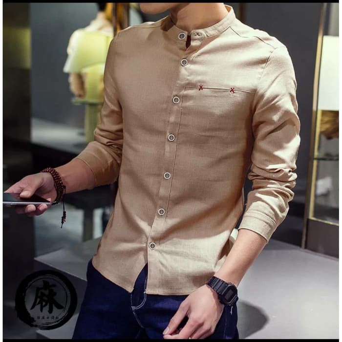 Terbaru ב Taqwa / Baju Koko Tamer Exclusive 2020 Tipe Brazil Be YL496 [Koko Malik Khakis Ot] Kemeja