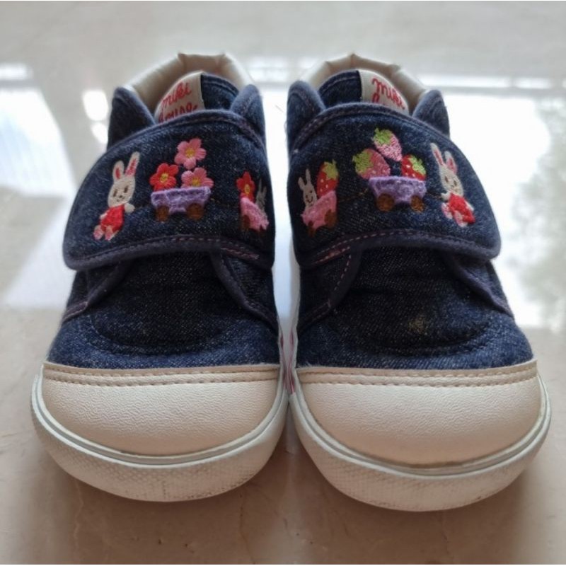 《PRELOVED》Miki House blue jeans shoes