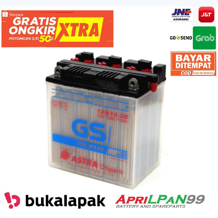 AKI MOTOR SUZUKI THUNDER 12N10 3B GS ASTRA ASLI