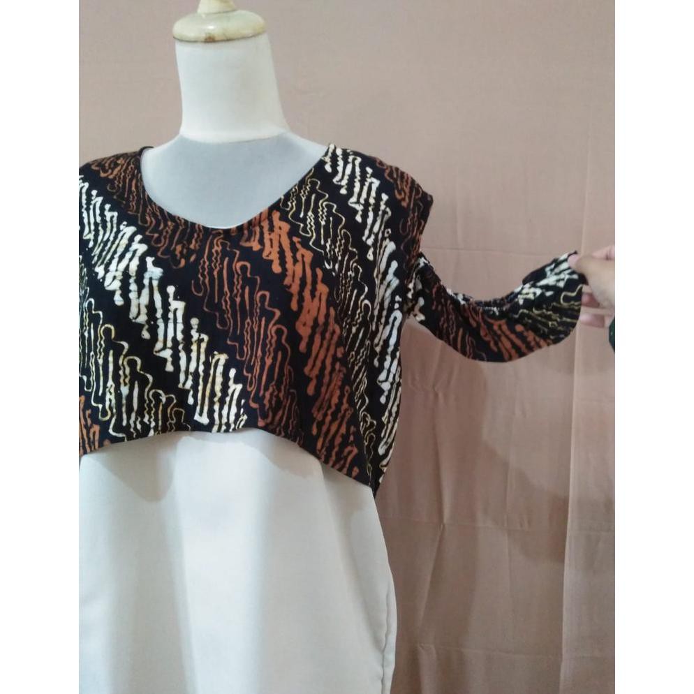 ATASAN BAJU WANITA/BATIK KOMBINASI/BIG SIZE