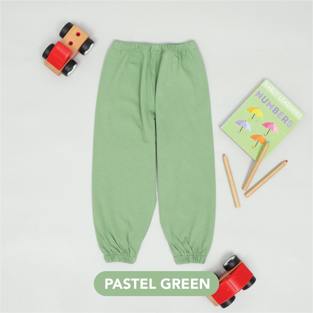 Mooi Celana Jogger Pants Anak-PASTEL GREEN