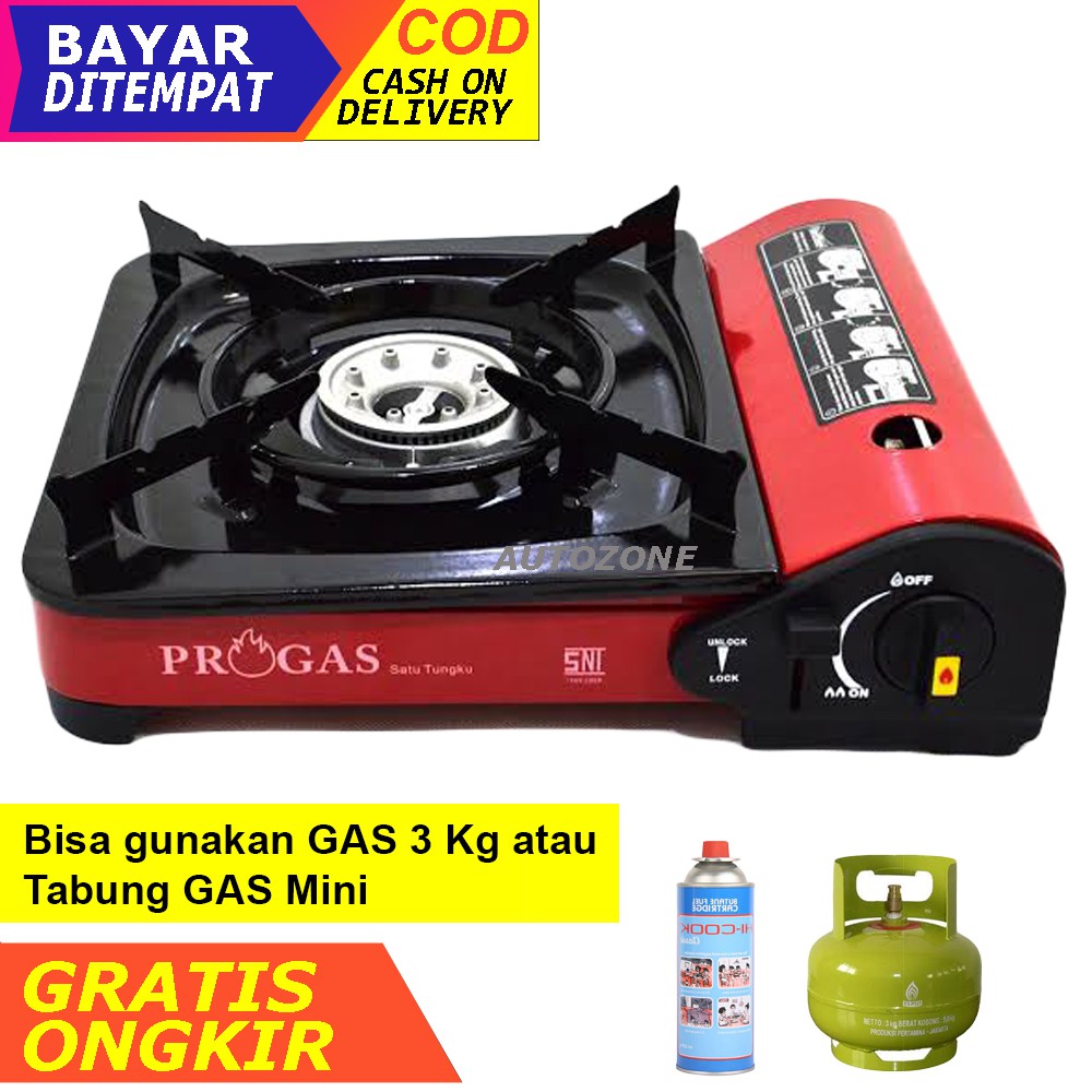 Bayar Ditempat Promo Kompor Gas Portable Mini 2in1 Murah Shopee Indonesia