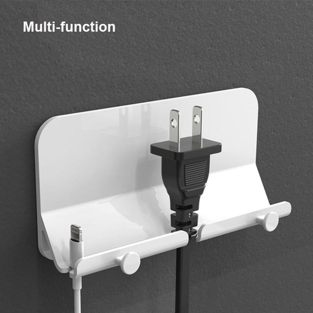 Wonder Wall Charger Holder Hook Gantungan Rak Charging Adaptor Handphone