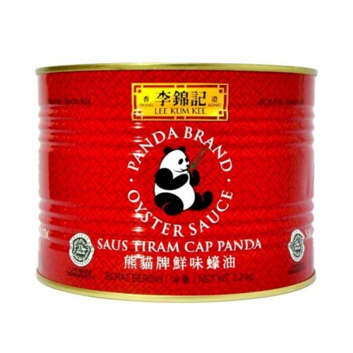 

LEE KUM KEE PANDA BRAND OYSTER SAUCE SAUS TIRAM CAP PANDA KALENG 2,2 KG