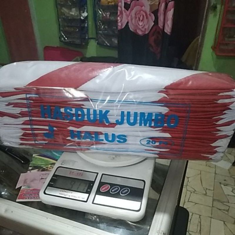 Hasduk Pramuka jumbo halus 20biji 150cm