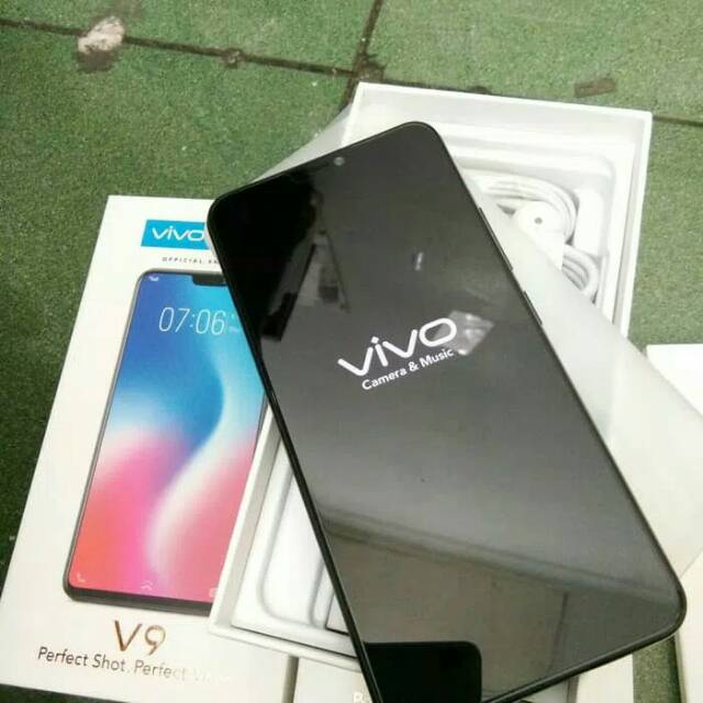Seken Vivo V9 Black Resmi 4 64gb Mulus Banget Fullset Original No Minus Shopee Indonesia
