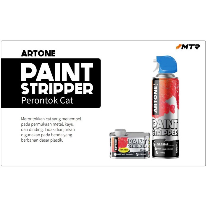 Artone Paint Stripper 250 gr Remover Perontok Penghapus Cat By MTR