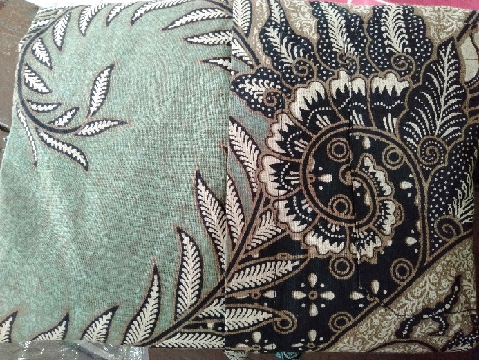 Kemeja Batik Lengan Panjang Kode 026 Batik Hrb026 Hem Batik Murah Seno Sogan Bakung Padi Manggar