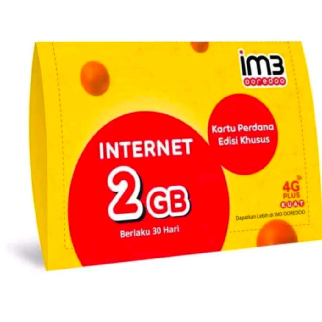 Kartu Perdana Indosat lM3 Kuota 2 GB Paket Freedom Indosat