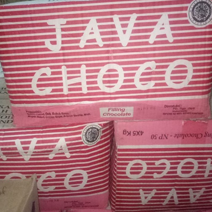 selai cokelat java choco special 4 x 5 kg / ctn