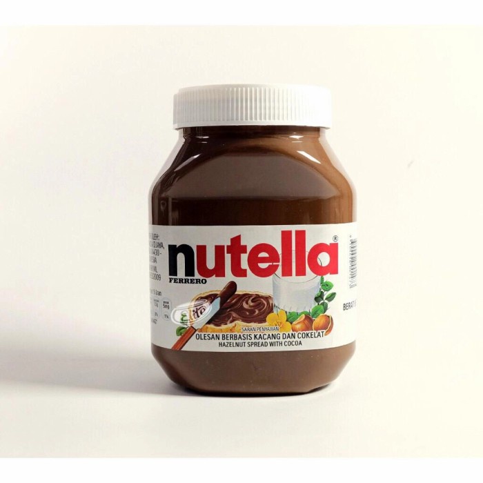 

w2fit Nutella Chocolate Hazelnut Spread / Selai Coklat Hazelnut 350 gr