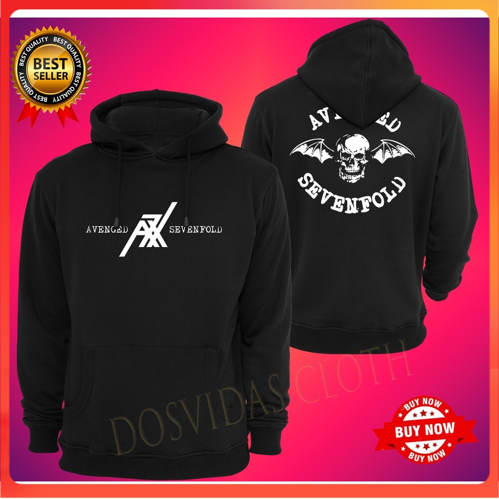 Jaket Sweater Hoodie AVENGED SEVENFOLD A7X Keren Pria & Wanita A7X