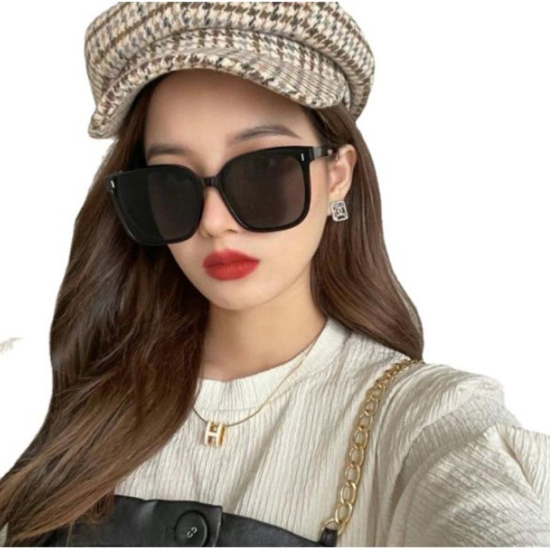 KACAMATA KOTAK HITAM KOREAN FASHION SUNGLASSESS WANITA PRIA / KACAMATA HITAM KOREA / FRIDA