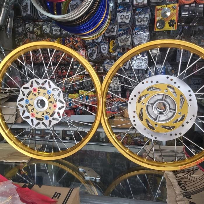 velg pelek set rossi ninja 150 R. RR. plus ste jari jari