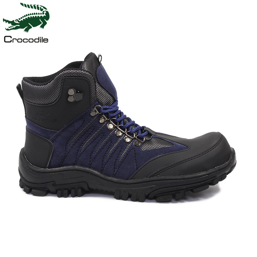 MS Shop - COD Sepatu Pria Crocodile Hauler Suede Boots Safety Gunung Hiking Sefty Boot Outdoor