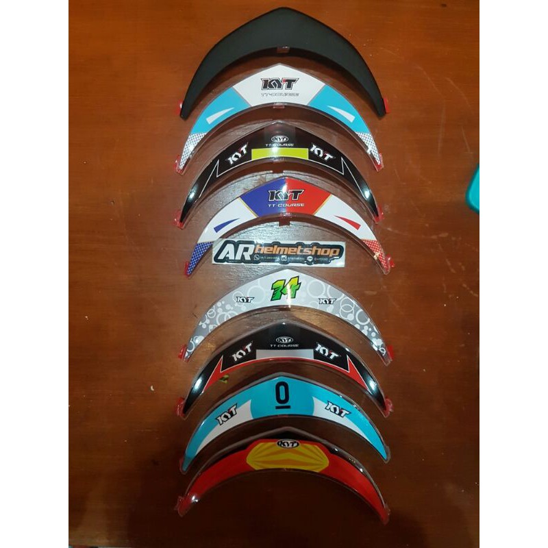 SPOILER 3D KYT TTC TT COURSE TTCOURSE MOTIF ARBOLINO OVERTECH ELECTRONE CLEAR SMOKE HITAM DOFT MURAH