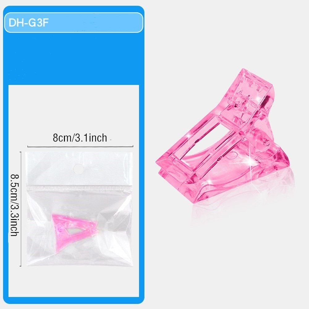 TOP Nail Tips Clip New Fingernail Extension Manicure Art Builder Extension Clamp