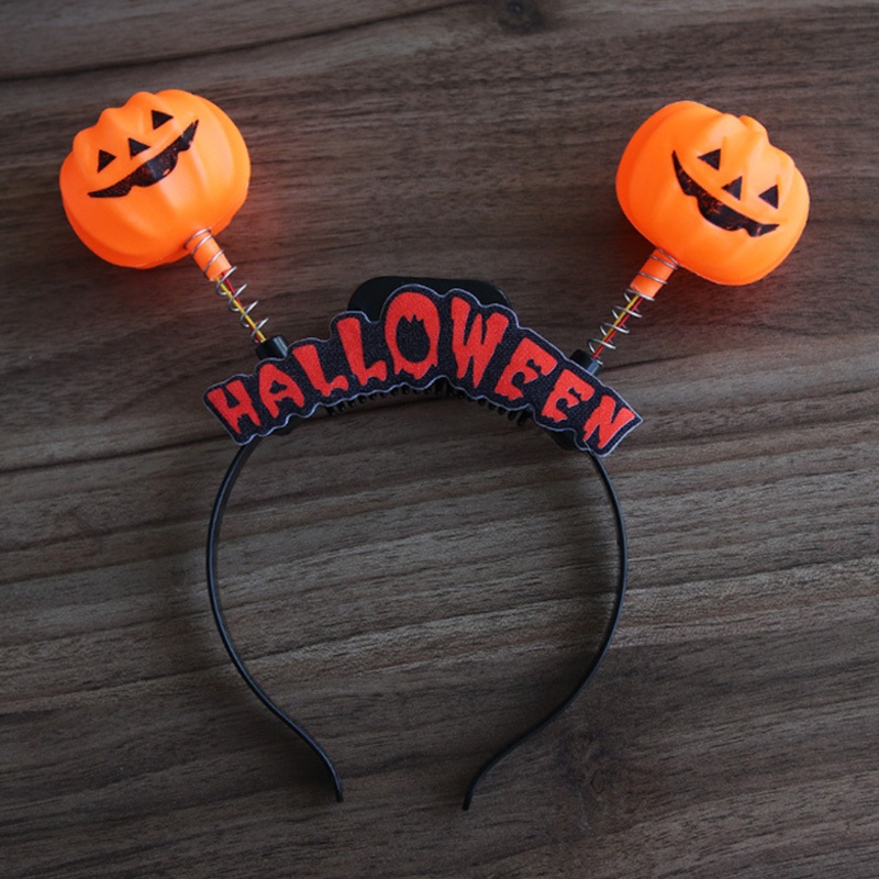 Bando Desain Labu Tengkorak Glowing Untuk Cosplay Halloween Anak